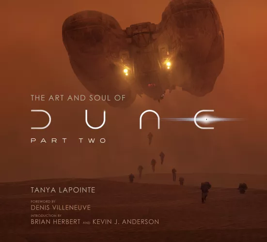 Book cover for The Art and Soul of Dune Part Two (concept dev)